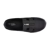 Easy Street Yareli Womens Moc Closed Toe Ballet Flats