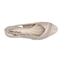 Easy Street Bates Womens Round Closed Toe Block Heel Pumps