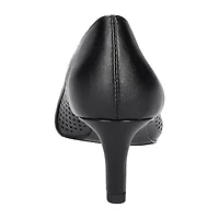 Easy Street Ansen Womens Round Closed Toe Stiletto Heel Pumps