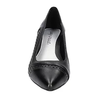 Easy Street Ansen Womens Round Closed Toe Stiletto Heel Pumps