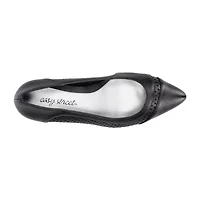 Easy Street Ansen Womens Round Closed Toe Stiletto Heel Pumps