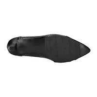 Easy Street Ansen Womens Round Closed Toe Stiletto Heel Pumps