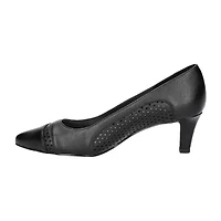 Easy Street Ansen Womens Round Closed Toe Stiletto Heel Pumps