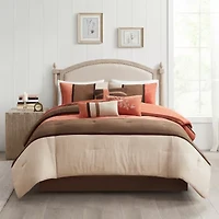 Madison Park Hanover Faux Suede 7-pc. Comforter Set