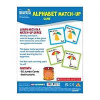 Briarpatch Scholastic Alphabet Match-Up Game Card Game
