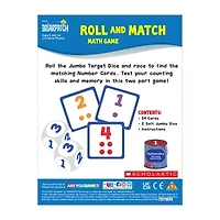 Briarpatch Scholastic Roll And Match Math Game Brain Game