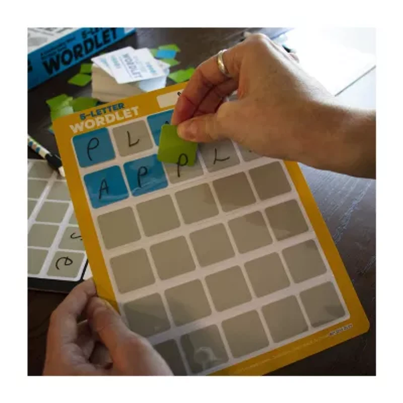 University Games 5-Letter Wordlet Word Strategy Game Card Game