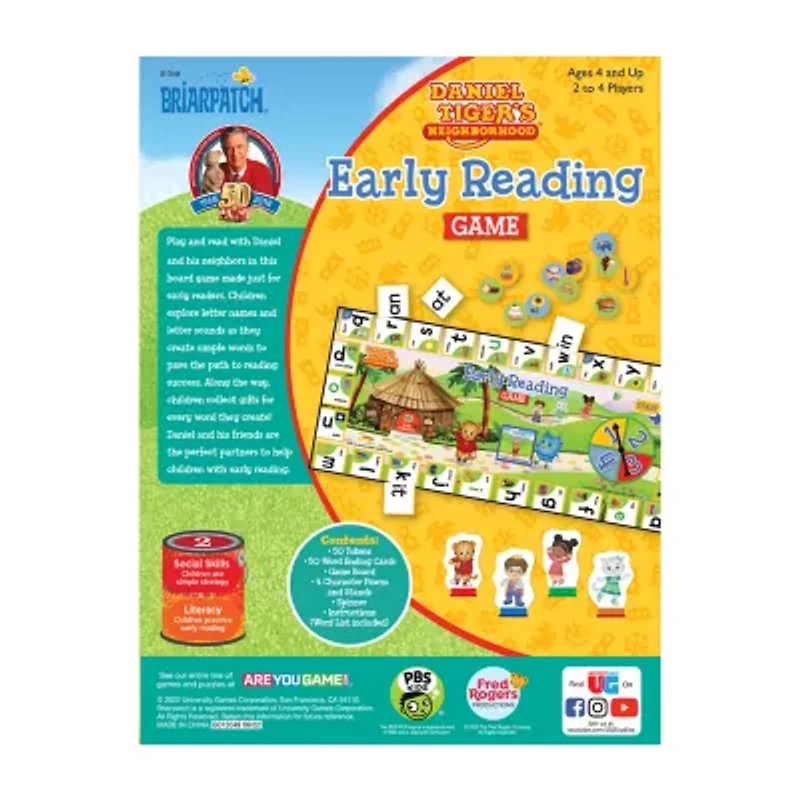 Briarpatch Daniel Tiger Early Reading Game Board Game