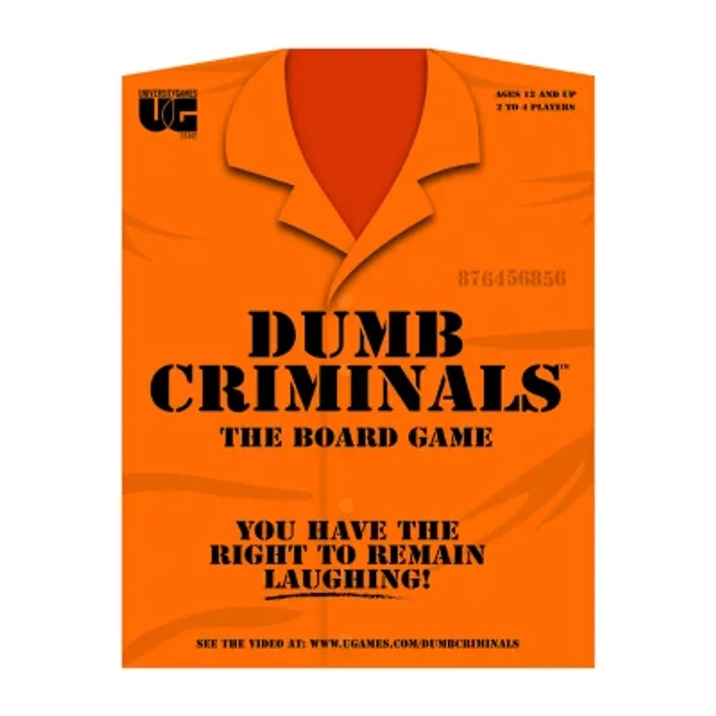 University Games Dumb Criminals: The Board Game Board Game