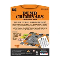 University Games Dumb Criminals: The Board Game Board Game
