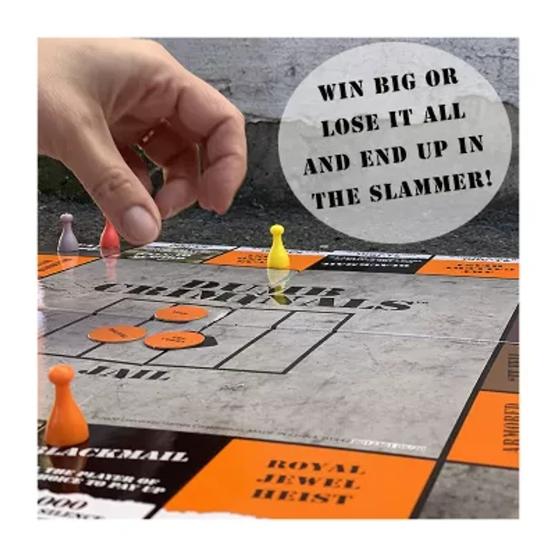 University Games Dumb Criminals: The Board Game Board Game