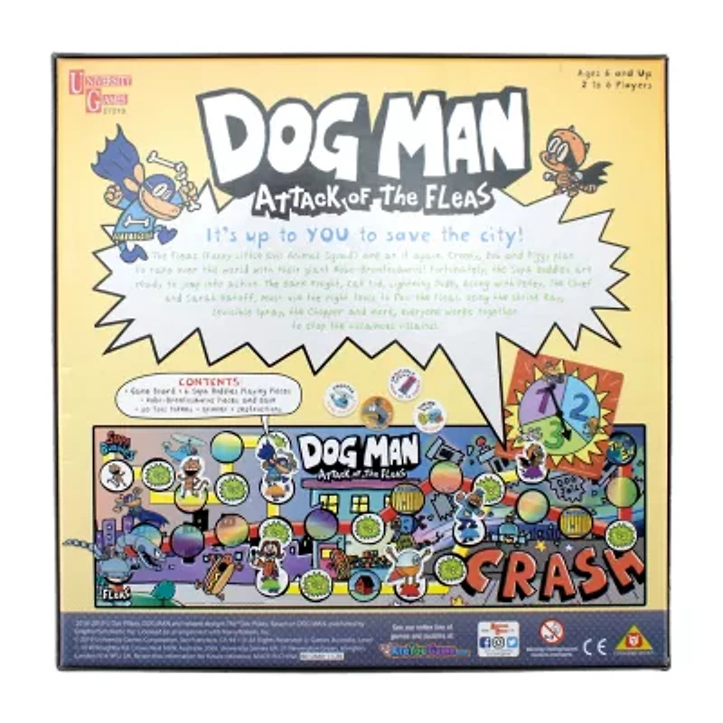 University Games Dog Man - Attack Of The Fleas Board Game