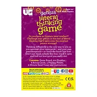 University Games Einstein Genius Lateral Thinking Game Board Game
