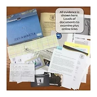 University Games Murder Mystery Party Case Files: Death In Antarctica Board Game