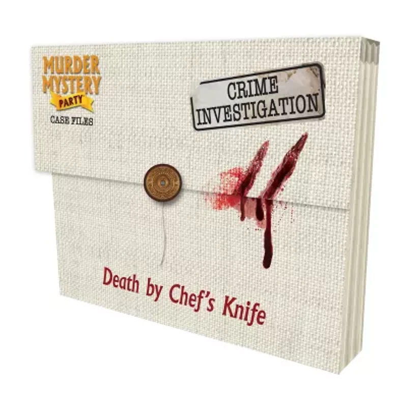 University Games Murder Mystery Party Case Files: Death By Chef'S Knife Board Game
