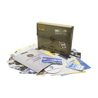 University Games Murder Mystery Party Case Files: Mile-High Murder Board Game