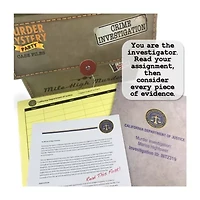 University Games Murder Mystery Party Case Files: Mile-High Murder Board Game