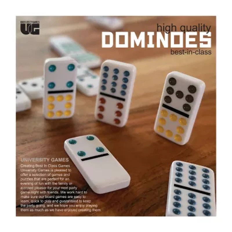 University Games Double 15 Party Dominoes Dominoes