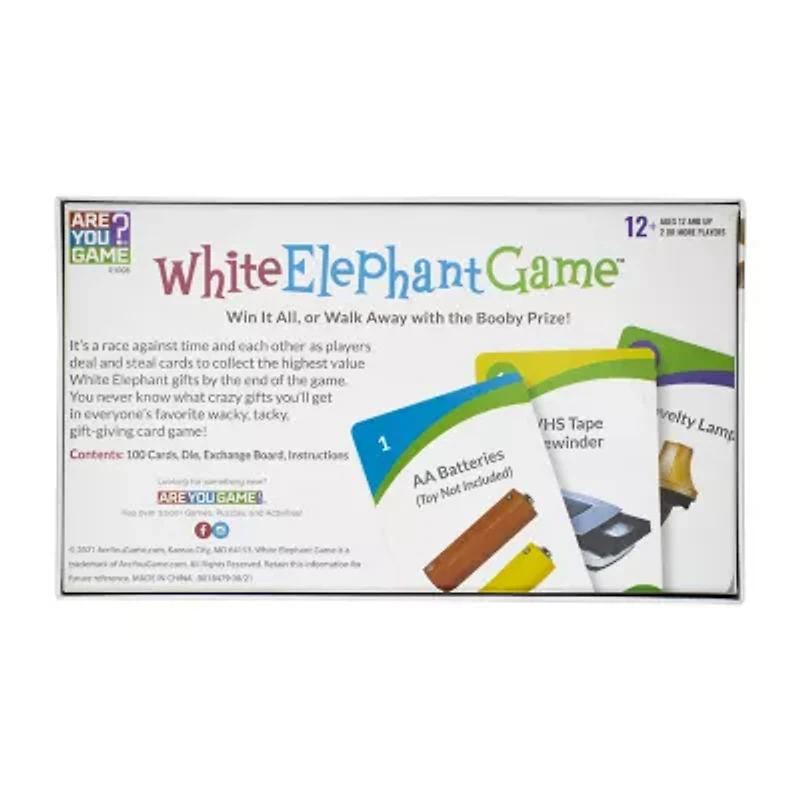 Areyougame.Com White Elephant Game Card Game
