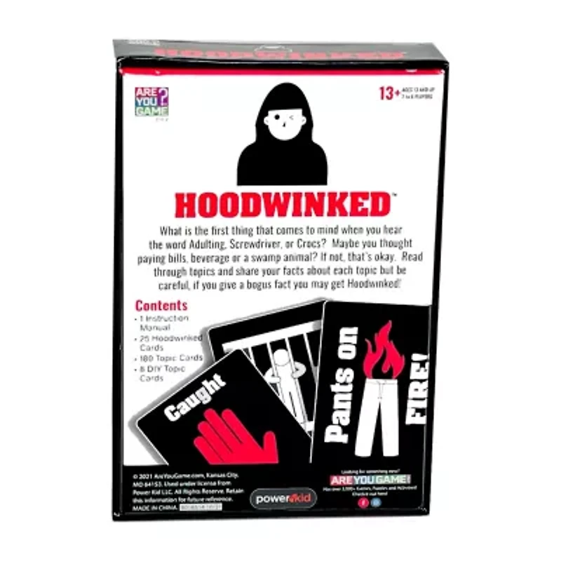 Areyougame.Com Hoodwinked Card Game