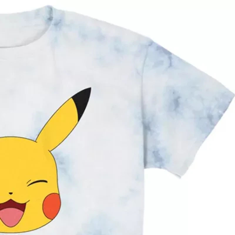 Mens Short Sleeve Pokemon Graphic T-Shirt