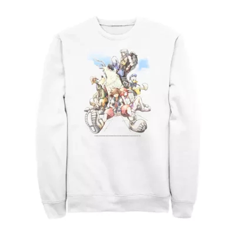 Mens Crew Neck Long Sleeve Sweatshirt