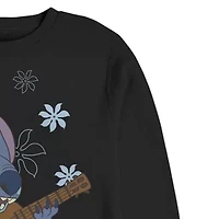 Mens Crew Neck Long Sleeve Lilo & Stitch Sweatshirt