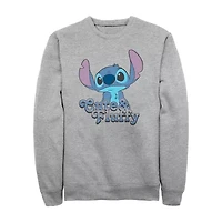 Mens Crew Neck Long Sleeve Lilo & Stitch Sweatshirt