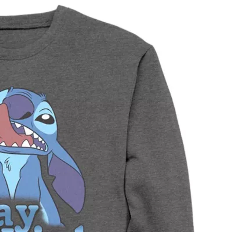Mens Long Sleeve Stitch Sweatshirt