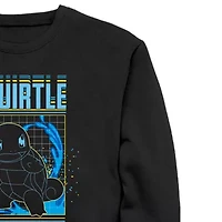 Mens Crew Neck Long Sleeve Pokeman Sweatshirt