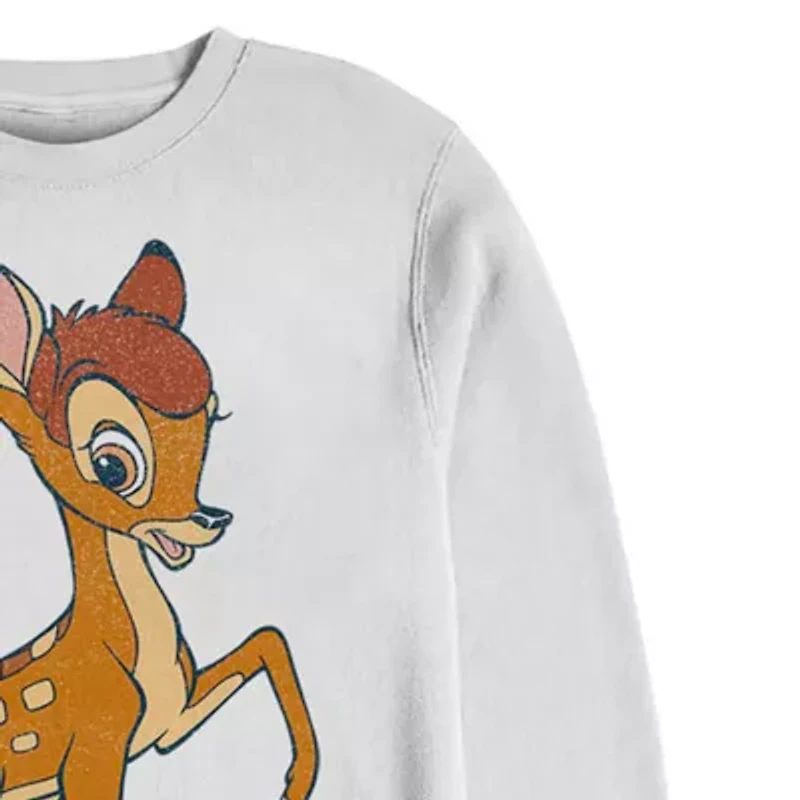 Mens Crew Neck Long Sleeve Bambi Sweatshirt
