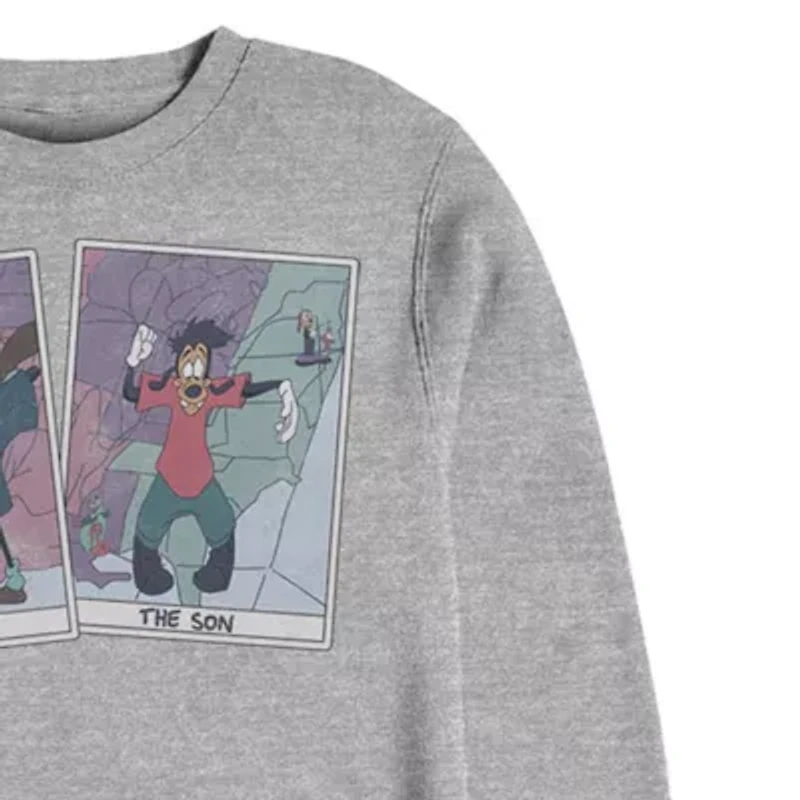 Mens Crew Neck Long Sleeve Goofy Sweatshirt