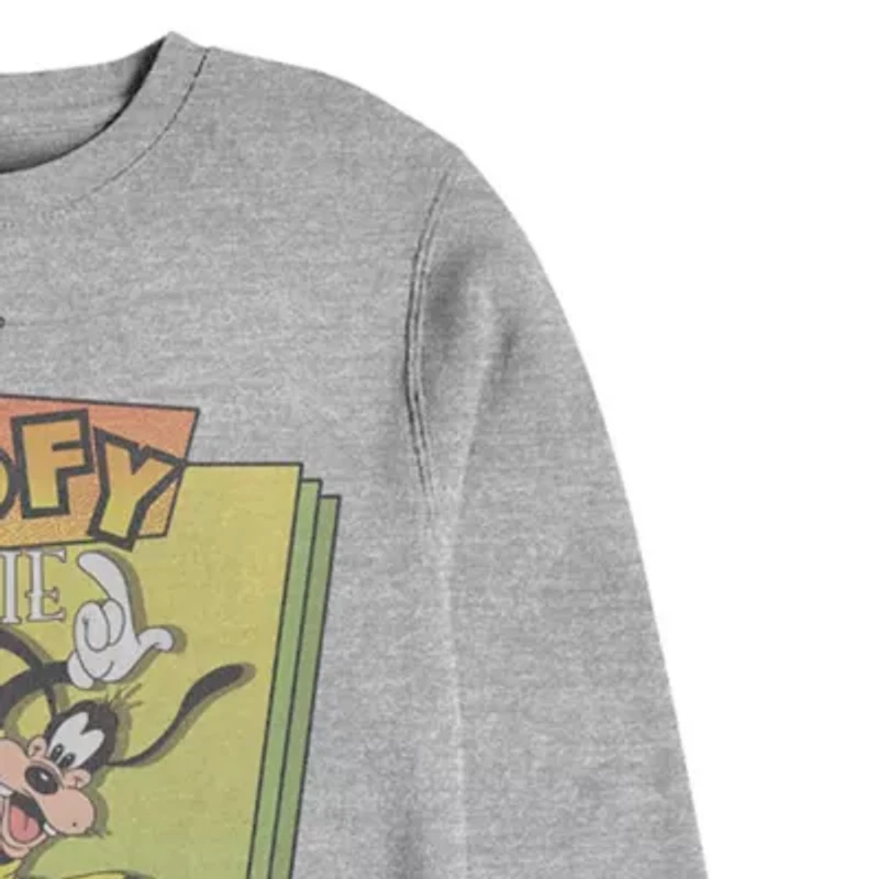Mens Crew Neck Long Sleeve Goofy Sweatshirt