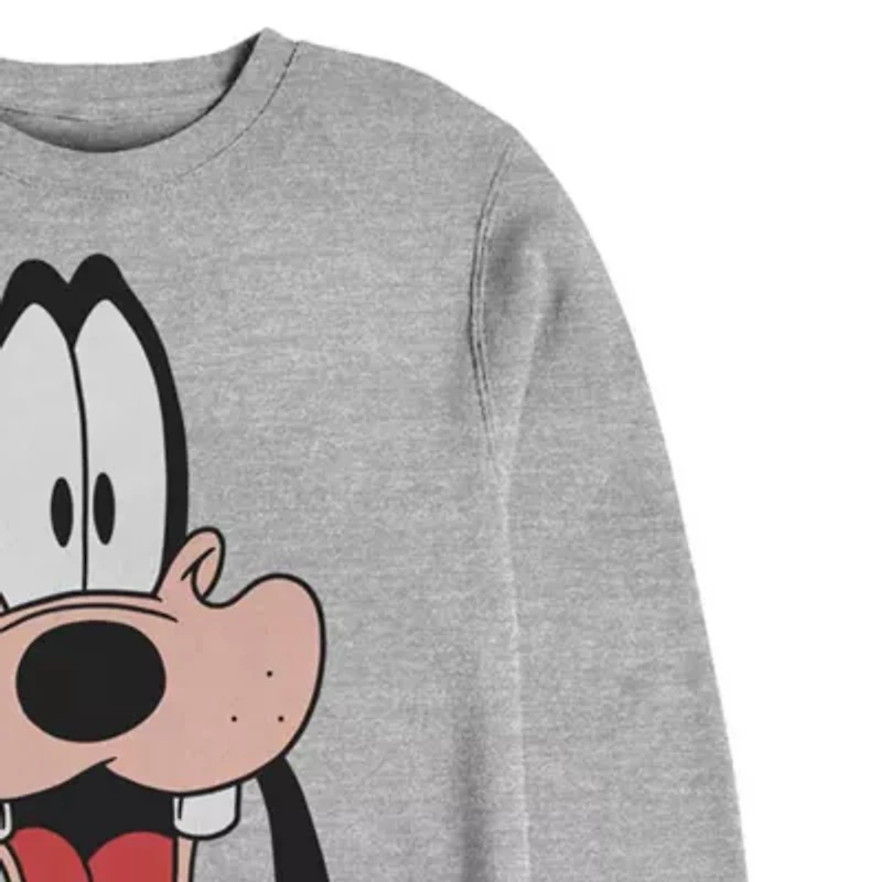 Mens Crew Neck Long Sleeve Goofy Sweatshirt