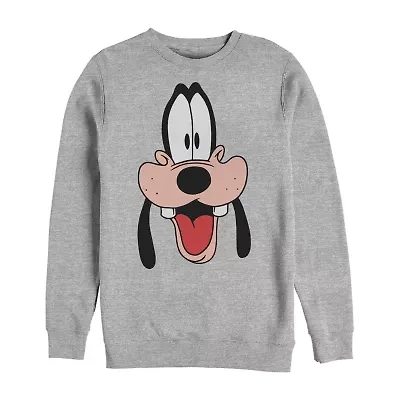 Mens Crew Neck Long Sleeve Goofy Sweatshirt