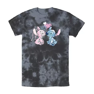 Mens Short Sleeve Lilo & Stitch Graphic T-Shirt