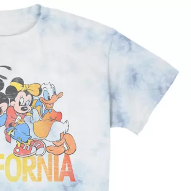 Mens Short Sleeve Mickey and Friends Graphic T-Shirt