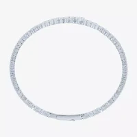 (H-I / Si2-I1) Womens 2 CT. T.W. Lab Grown White Diamond 10K White Gold 6 3/4 Inch Tennis Bracelet