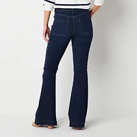 a.n.a Womens High Rise Flare Leg Jean