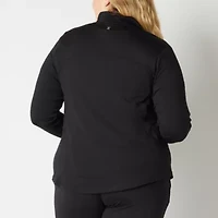 Xersion EverUltra-Lite Womens Plus Lightweight Softshell Jacket