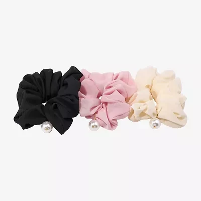 Bijoux Bar 3-pc. Scrunchies Hair Ties