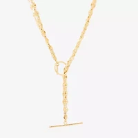 Womens 14K Gold 18 Inch Link Necklace