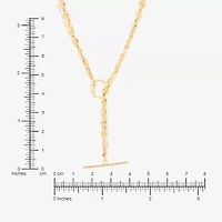 Womens 14K Gold 18 Inch Link Necklace