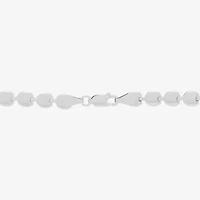 Made In Italy Womens Sterling Silver 18 Inch Link Necklace