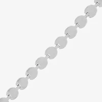 Made In Italy Womens Sterling Silver 18 Inch Link Necklace