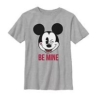 Disney Collection Little & Big Kid Boys Crew Neck Short Sleeve Mickey Mouse Graphic T-Shirt