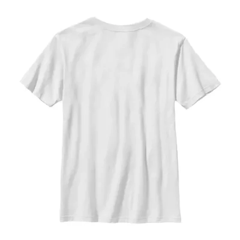 Disney Collection Little & Big Kid Boys Crew Neck Short Sleeve Regular Fit Avengers Graphic T-Shirt