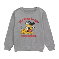 Disney Collection Little & Big Kid Boys Crew Neck Short Sleeve Mickey and Friends Graphic T-Shirt