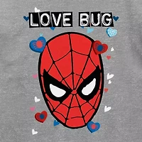 Disney Collection Little & Big Kid Boys Crew Neck Short Sleeve Spiderman Graphic T-Shirt