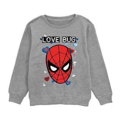 Disney Collection Little & Big Kid Boys Crew Neck Short Sleeve Spiderman Graphic T-Shirt